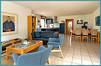 Ferienwohnung mit Terrasse - Haus Mühlstein